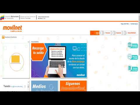 Movilnet en linea-operaciones de datos,sms,planes y servicios