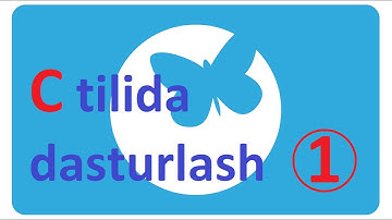 C TILI ASOSLARI 1-MAVZU. TIL SINTAKSISI. IF ELSE OPERATORI, SWITCH OPERATORI