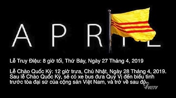 LỄ TREO CỜ RỦ TƯỞNG NIỆM 44 NĂM NGÀY QUỐC HẬN 30 THÁNG 4 tại Hoa Thịnh Đốn