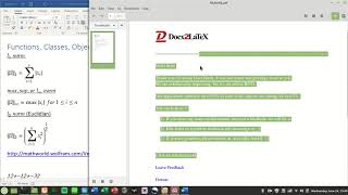 Linux Mint 3 - Conversion of Word to LaTeX part i