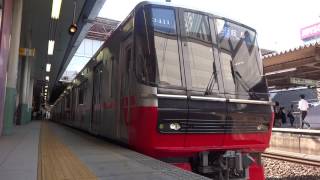 名鉄3300系3311F+3150系3154F急行岐阜行き金山発車