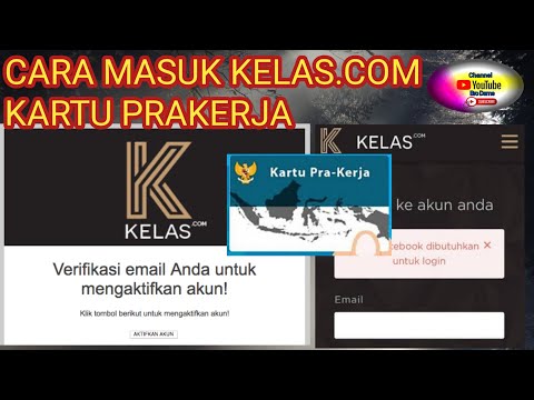 cara masuk kelas.com prakerja