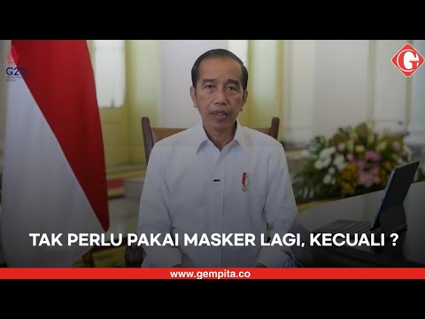 Alhamdulillah,  Pemerintah Bolehkan Masyarakat Tak Pakai Masker