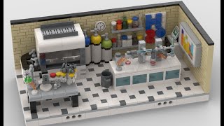 Lego Chemistry lab MOC