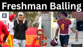 USC Football Fall Camp Buzz | Freshmen STILL BALLING?