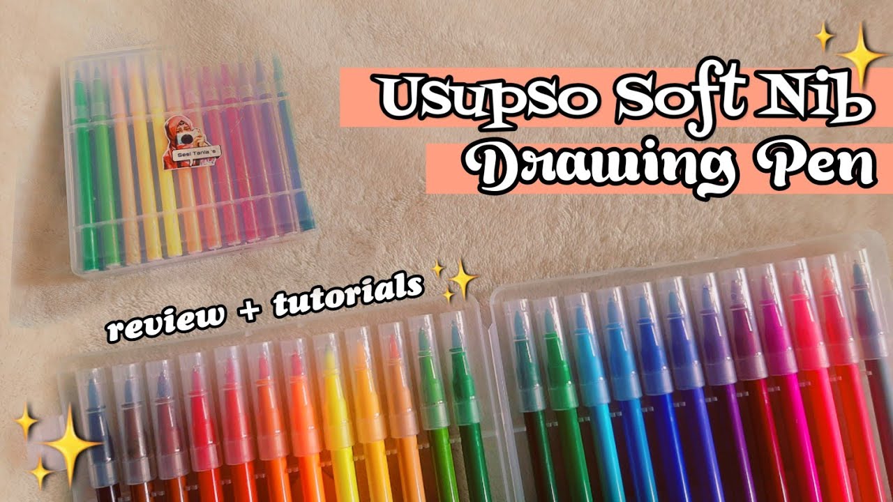 Usupso Soft Nib Drawing Pen [review+tutorials]