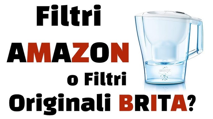 Caraffa filtrante in vetro 2,5 L - Brita con filtro - Kasanova