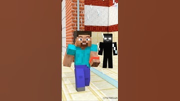 Steve Becomes Herobrine | Transform Watch #minecraftanimation