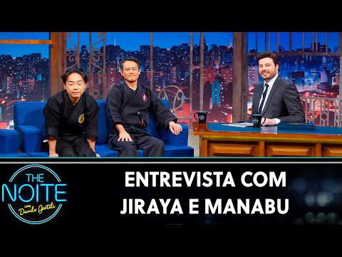 Entrevista com Jiraya e Manabu | The Noite (12/07/19)