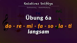 Relatives Solfège · Exercise 6a 🎶 Train your inner ear!