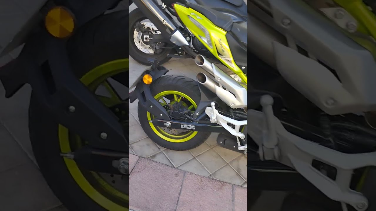 BENELLI TORNADO NAKED TNT 125 STRAIGHT PIPE EXHAUST