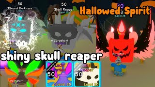 Claimed Hallowed Spirit! Hatched Shiny Skull Reaper! Shiny Eternal Darkness - Bubble Gum Simulator