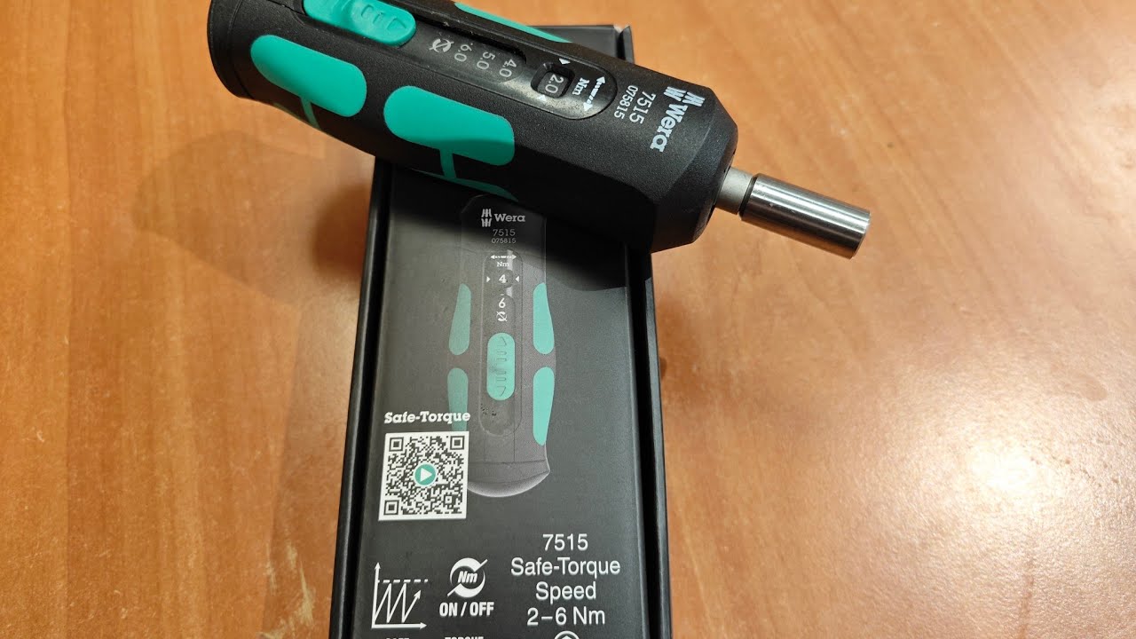 Wera safe torque speed 7515, șurubelniță dinamometrică 2-6Nm.