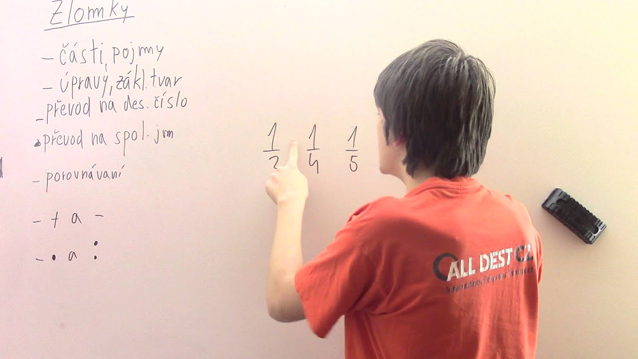 Zlomky - společný jmenovatel