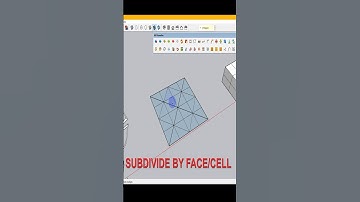 Subdivision In SketchUp #shorts #sketchup #sketchuptutorial #3d
