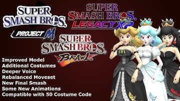 BIG Update for Bowsette as a Peach Clone [Brawl/Project M Mod]