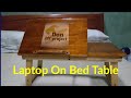 Laptop On Bed Table