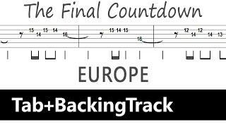 Europe - The Final Countdown / Guitar Tab+BackingTrack