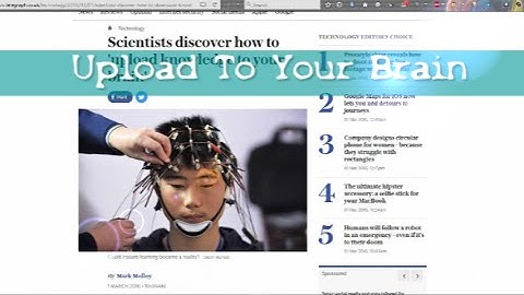 Scientists Discover How To Upload Knowledge To Your Brain