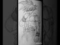 I Drew Goku again #dragonball #anime #ytshorts #trendingshorts #shorts #art #short #trending