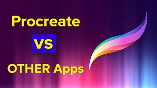 What is the difference between Procreate and other drawing apps? #shorts