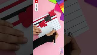 Easy and beautiful card for valentines day/valentines day card making very easy/white paper card