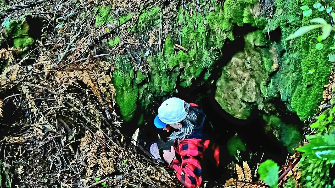 Золотые прииски во время сильной грозы.