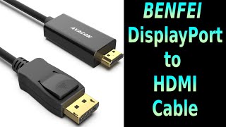 Benfei DisplayPort to HDMI Cable
