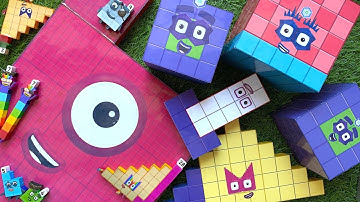 Looking for Numberblocks NEW 1386 Puzzle Tetris Shape ASMR  | Numberblocks Satisfying Video