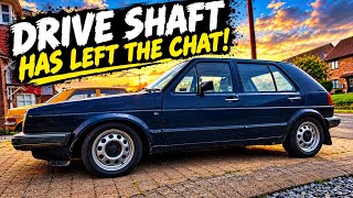 REBUILDING AN 80'S SLOW HATCH ON A DRIVEWAY! RETRO MAFIA! VW GOLF MK2 OFF THE ROAD 19 YEARS!.. ICON 
