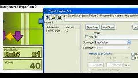 How to hack SCGMD2 using Cheat Engine 5.4