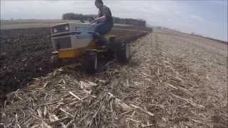 1450 cub cadet plowing