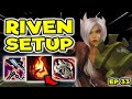 RIVEN HOW TO BEAT EXTREME HARD COUNTER DARIUS - S11 RIVEN TOP GAMEPLAY! (Season 11 Riven Guide) #33