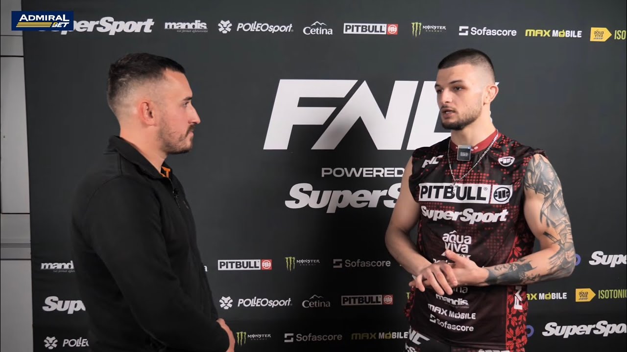 INTERVIEW | Veljko Aleksić nakon pobede na FNC 28 🗣️ Icko mi je rekao da ga svucem dole i razbijem !