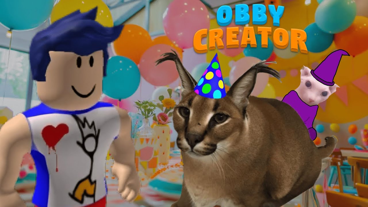 HAPPY BIRTHDAY FLOPPA!! | Obby Creator Raise A Floppa 2