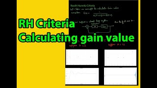 Control system - Routh Hurwitz 5 - system gain value calculation GATE / IES