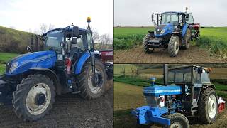 Kurt Havalı Mibzer Ayçiçeği Ekimi New Holland T5.100 2026