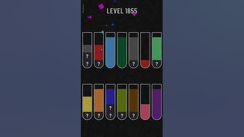 Water sort puzzle level 1855