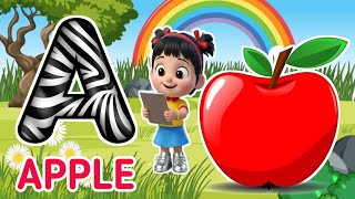 Phonics Song 2 with TWO Words in 3D - A For Airplane - ABC Alphabet Songs with Sounds for Children