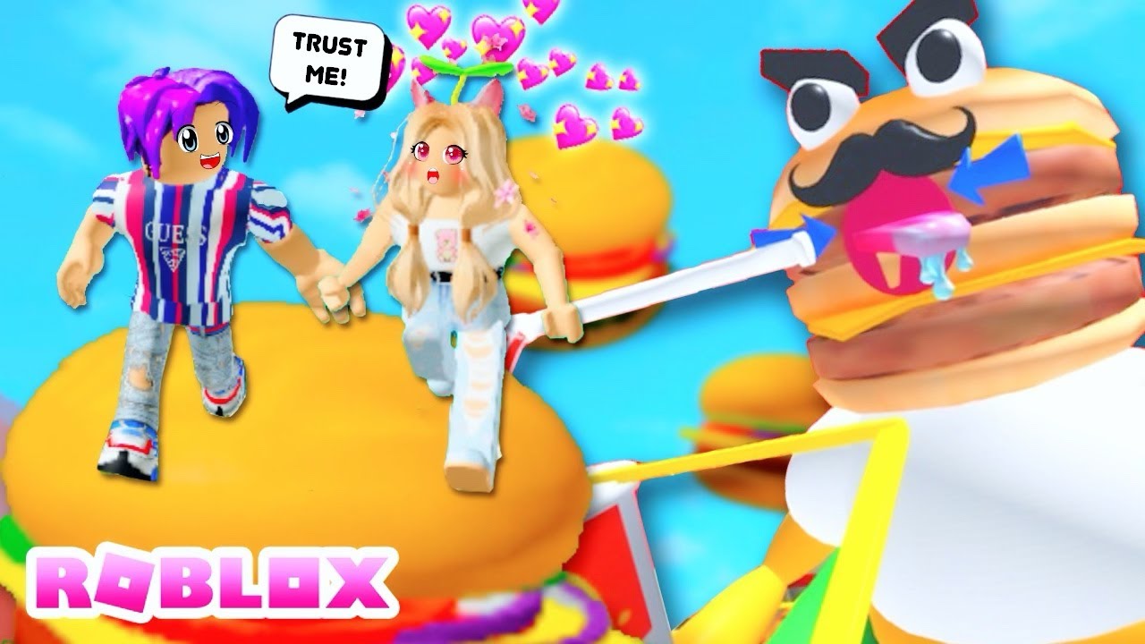 Taking My Girlfriend To Her First Obby In Roblox Escape Fast Food Youtube - obby world my first game roblox