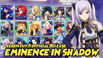 Ahirnya Official Release !! The Eminence in Shadow JP Mobile