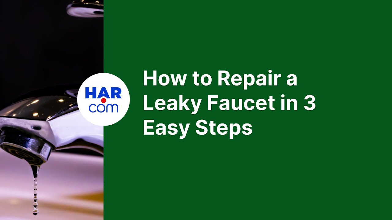 How to Repair a Leaky Faucet in 3 Easy Steps - YouTube