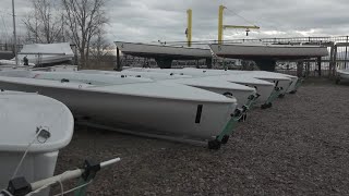 Fleet of new sailboats delivered to Community Sailing Center