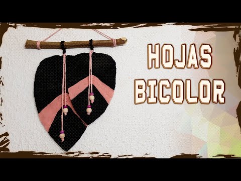 Hojas Bicolor Faciles y Paso a Paso