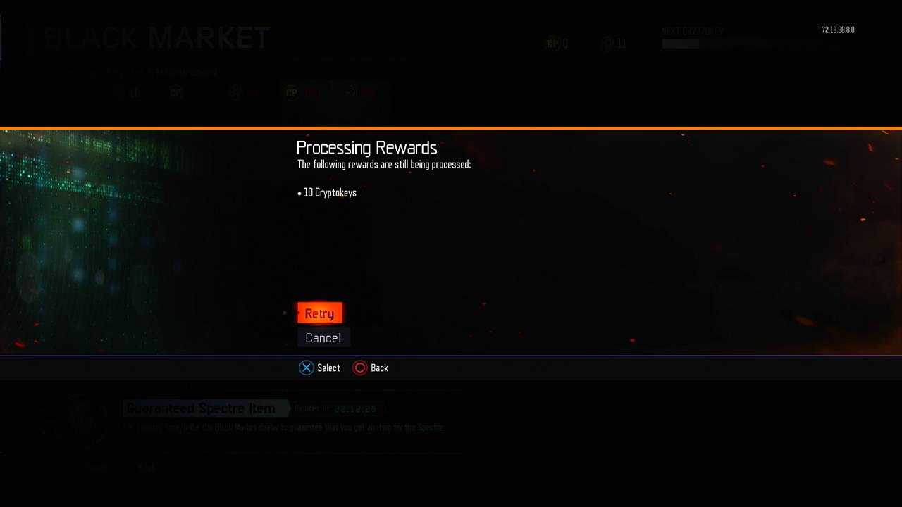 call of duty black ops 3 Cryto keys glitch