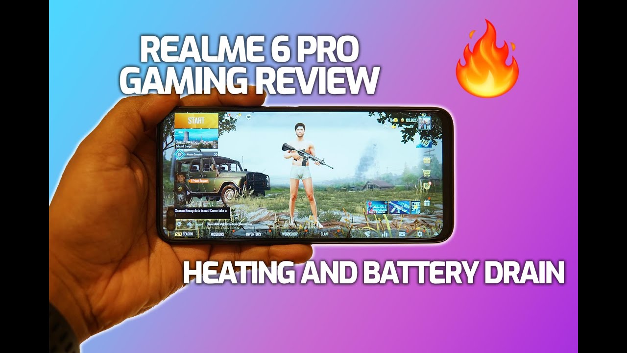 Realme 6 Pro Gaming Review, PUBG Mobile Graphics with 720G, Heating, and Battery Drain