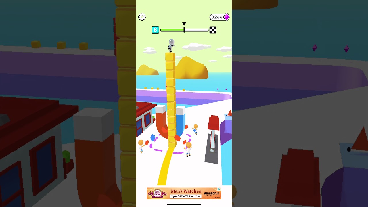 Cube Surfer Game