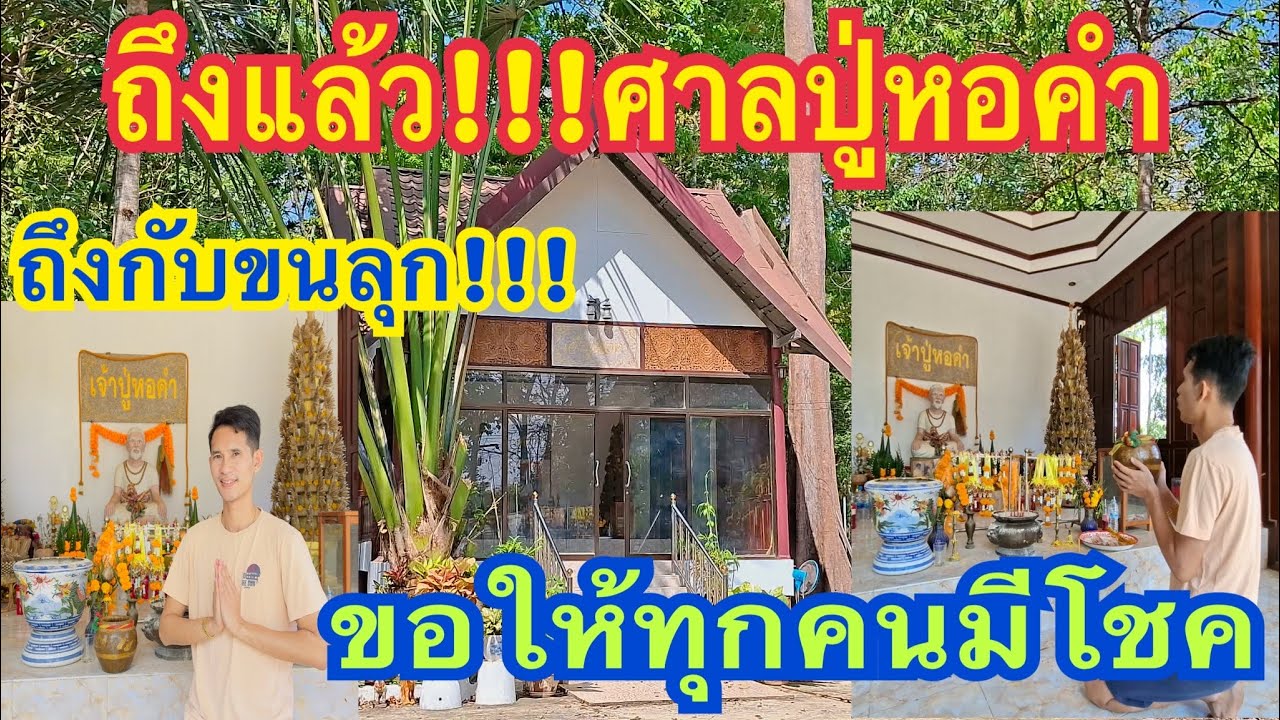 ถึงแล้ว!!!ศาลเจ้าปู่หอคำ ถึงกับขนลุกเมื่อได้มาเจอแบบนี้ ขอให้ทุกคนมีโชค #ครูไก่ #สาวน้อยเพชรบ้านแพง