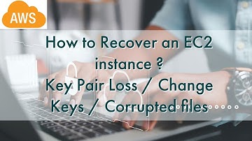 Recover an AWS EC2 Instance from Loss of SSH Keys | Update Private Key | Repair an EC2 instance
