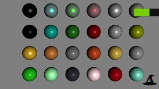 24 Material Spheres - OpenGL - Windows